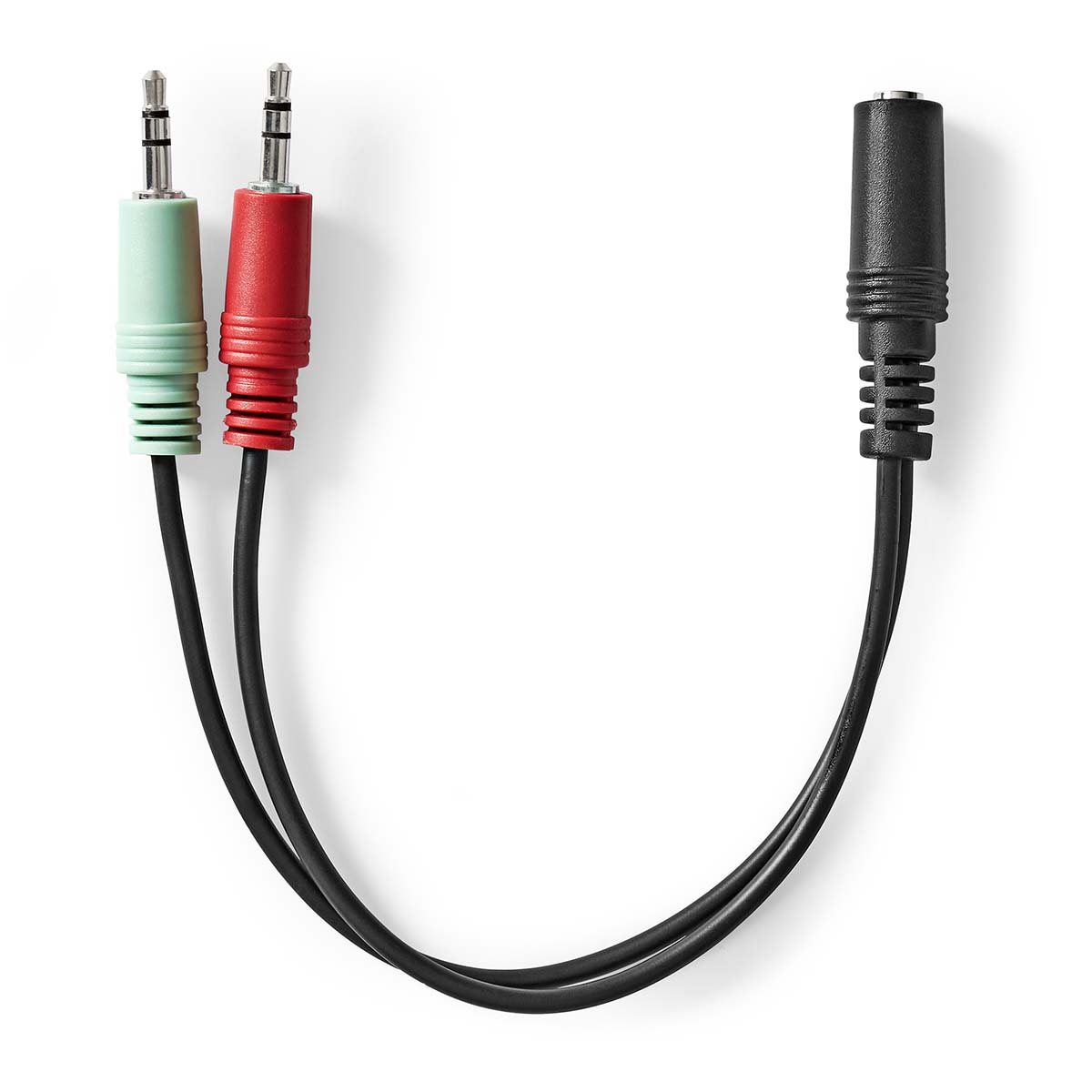 Nedis Stereo Audio Cable Jack 3.5 mm a 2 x RCA hembra - 20cm - Adaptador  audio - LDLC