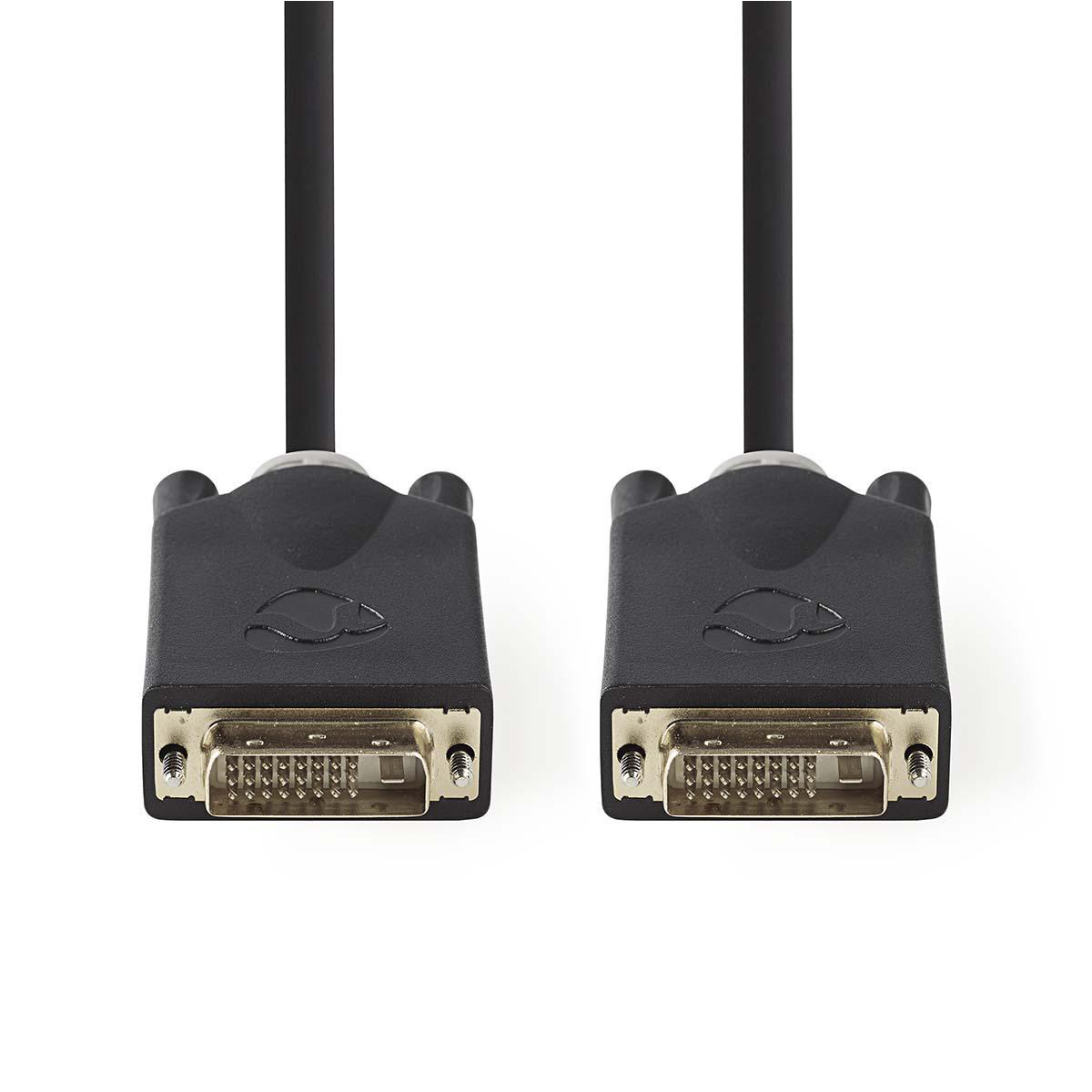 DVI-kabel | DVI-D 24+1-Pin Han | DVI-D 24+1-Pin Han | 2560x1600 | Gull ...