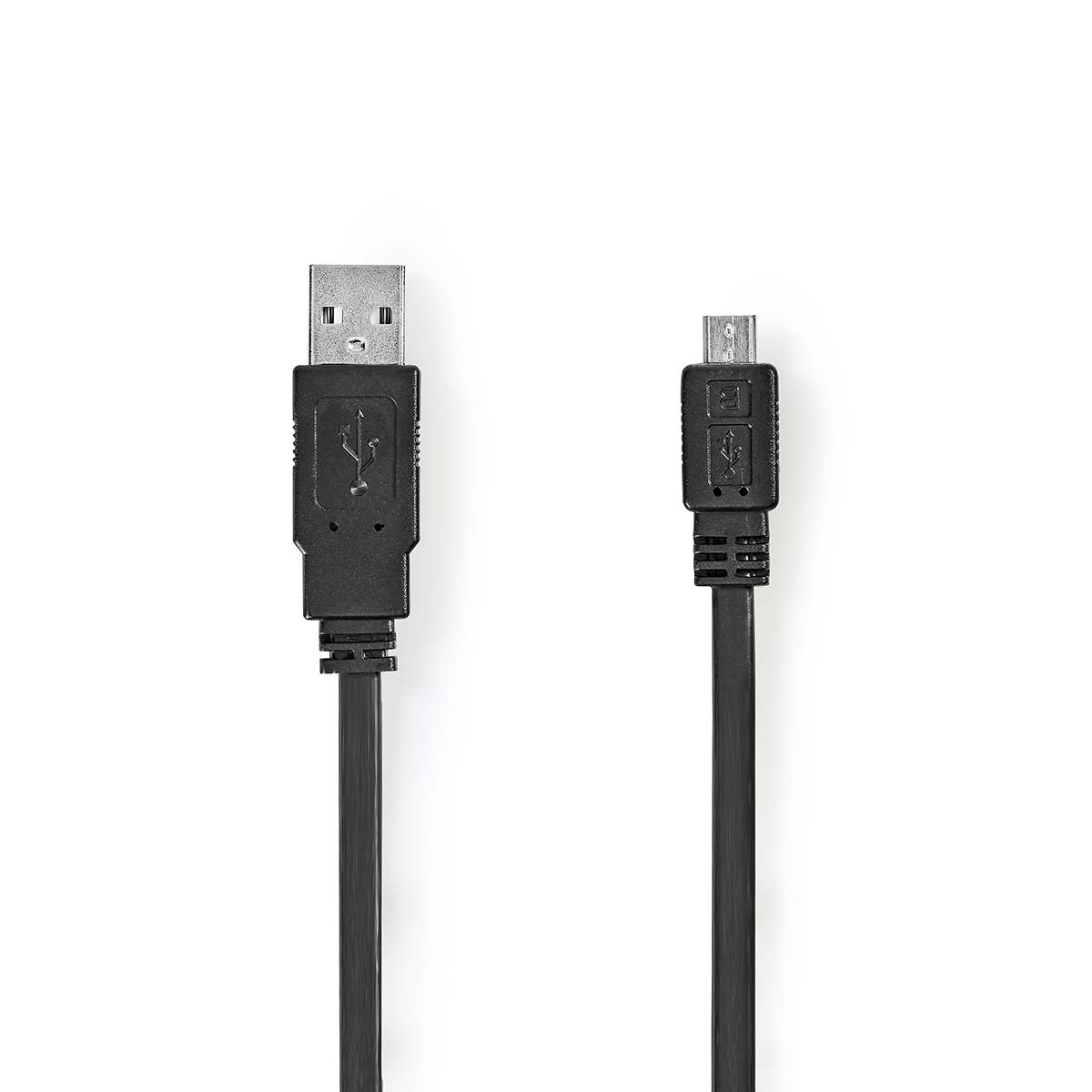 Nedis USB 2.0 Cable Black 1.00 m A Male A Male 