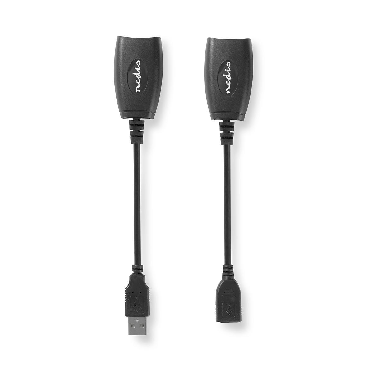 Cable Prolongador USB 3.0 tipo A macho-hembra 0.20 M Negro