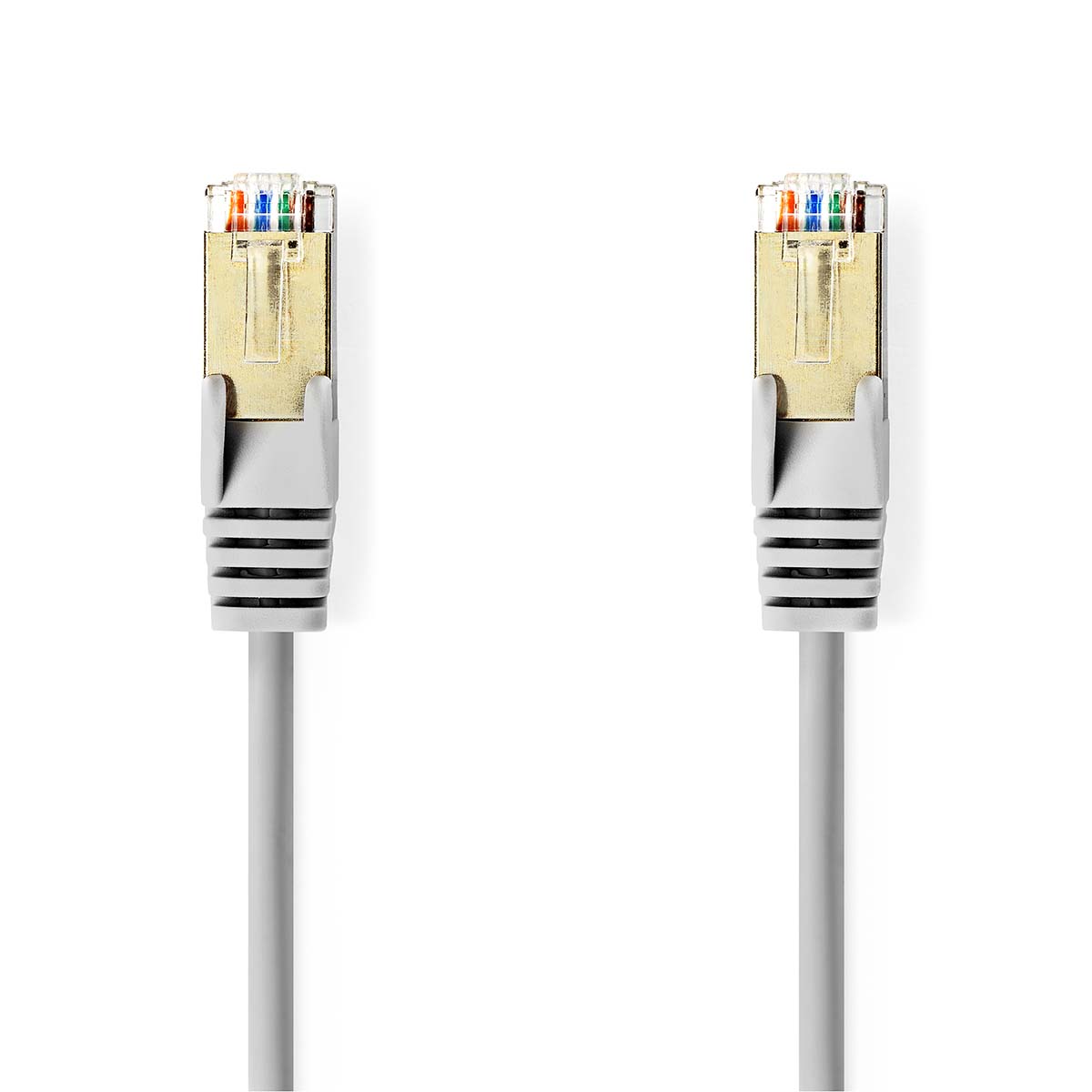 CAT5e Network Cable | SF/UTP | RJ45 Male | RJ45 Male | 3.00 m | Round | PVC | Grey | Polybag