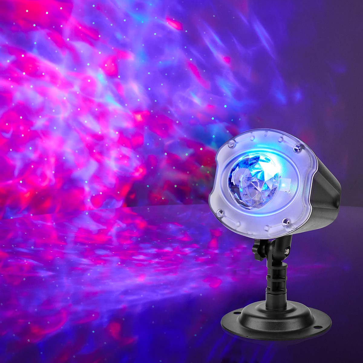 Decorative Light | LED and laser projector | Colourful LED and green laser  | Indoor &
