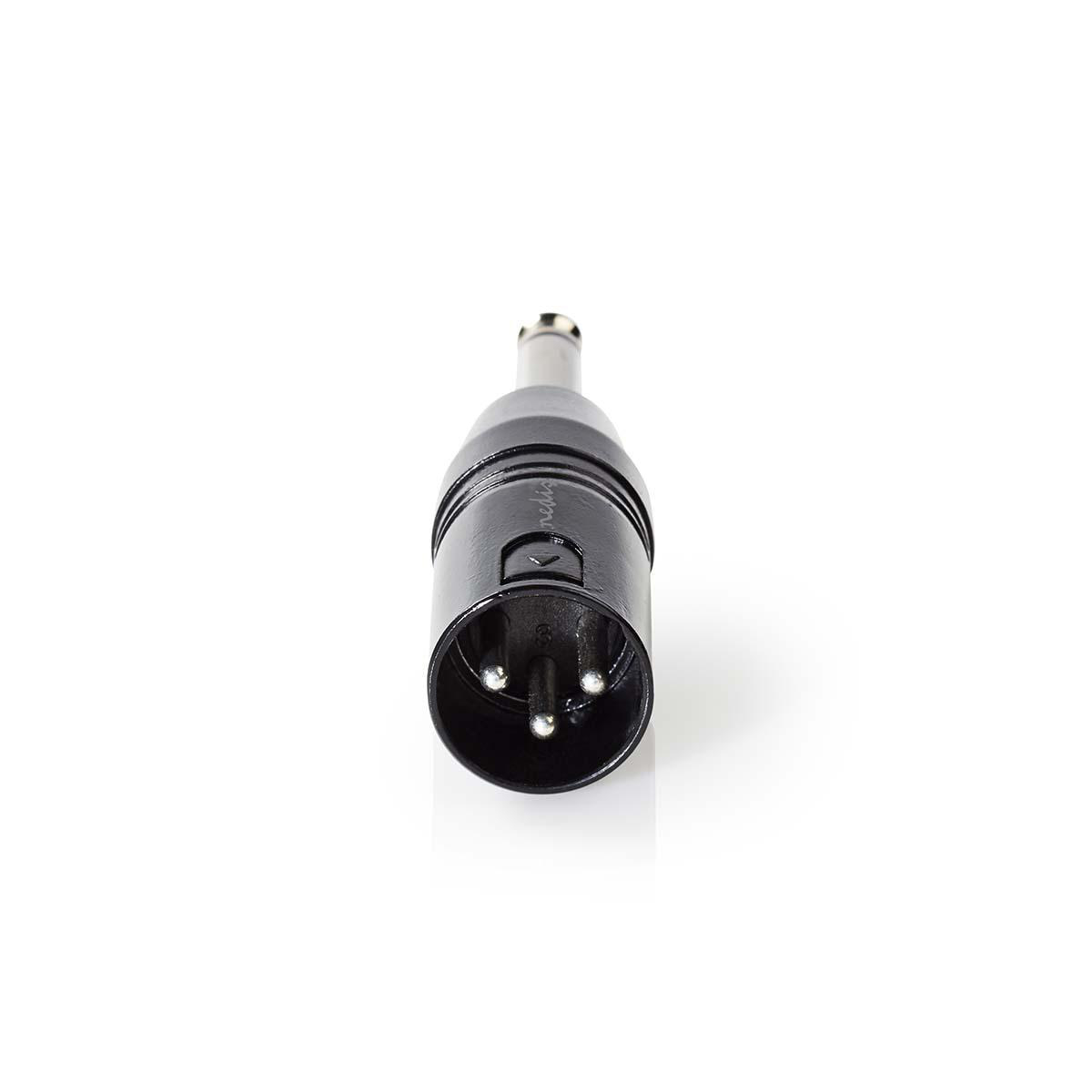 XLR Adapter | XLR 3-Pin Stecker | 6.35 mm Stecker | Vernickelt | Gerade ...