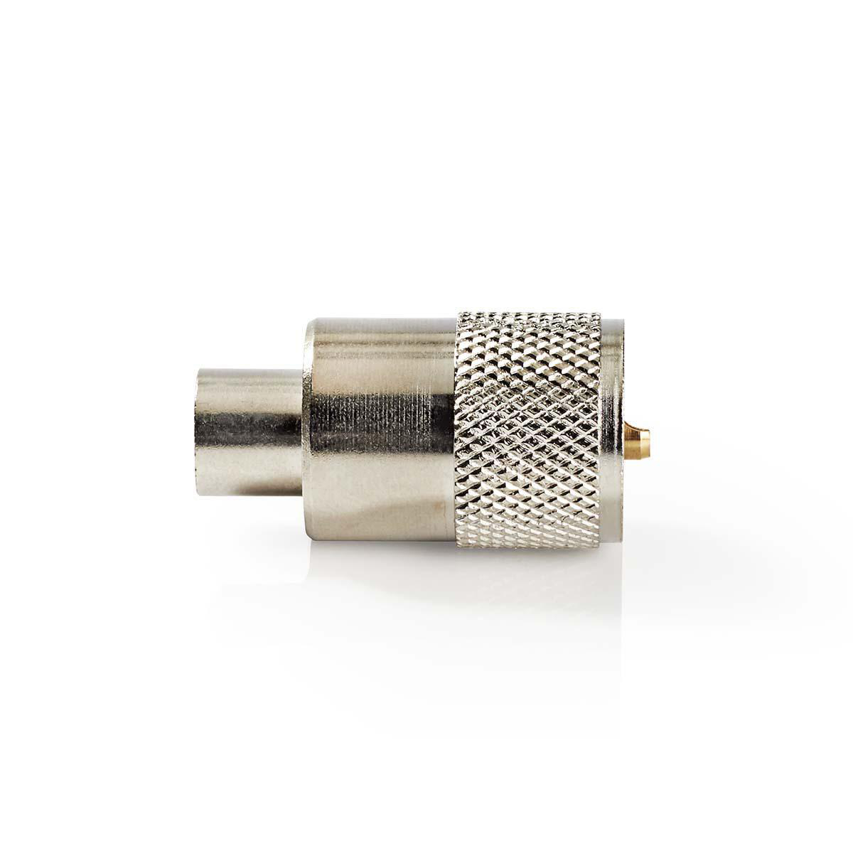 PL259 Connector | Straight | Male | Nickel Plated | 75 Ohm 