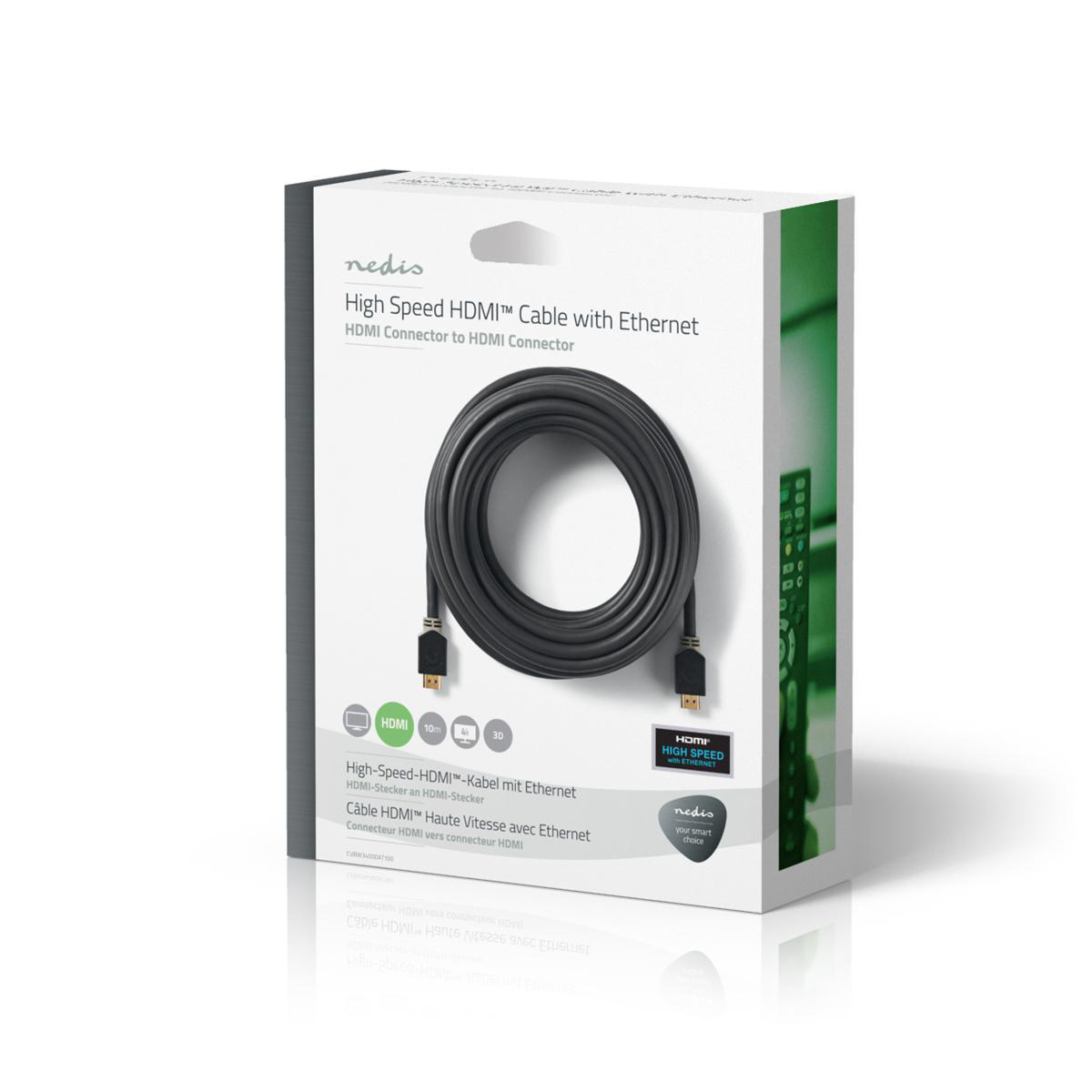 High Speed HDMI ™ kabel med Ethernet | HDMI™ Stik | HDMI™ Stik | 4K ...