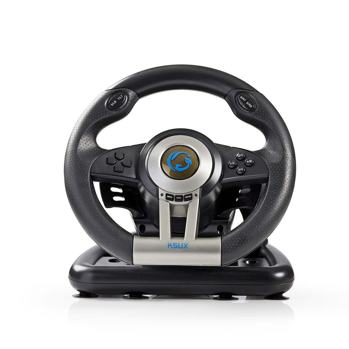 Gaming Vibration Racing Steering Wheel and Pedals Manual Gear Shifter