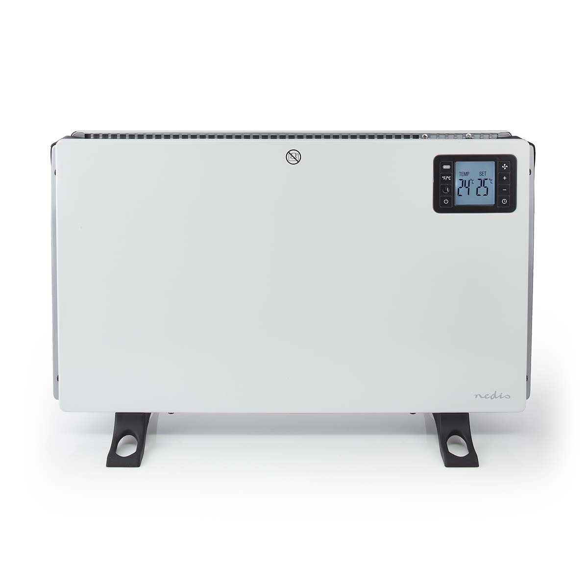 | 2000 W | 3 Varmeindstillinger | Turbofunktion | Justerbar termostat | Fjernbetjening | LCD