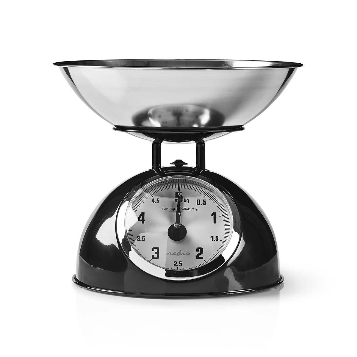 Bilancia da cucina digitale in acciaio inox da 5 kg Aigostar nero