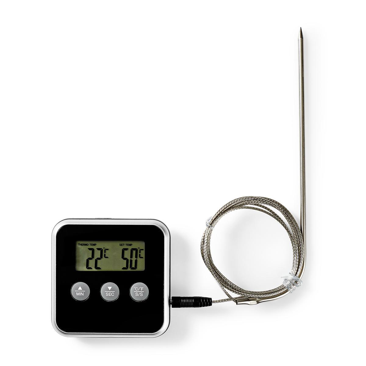 Digital Probe LCD Thermometer Temperature Cooking BBQ Meat Poultry Food Kitchen