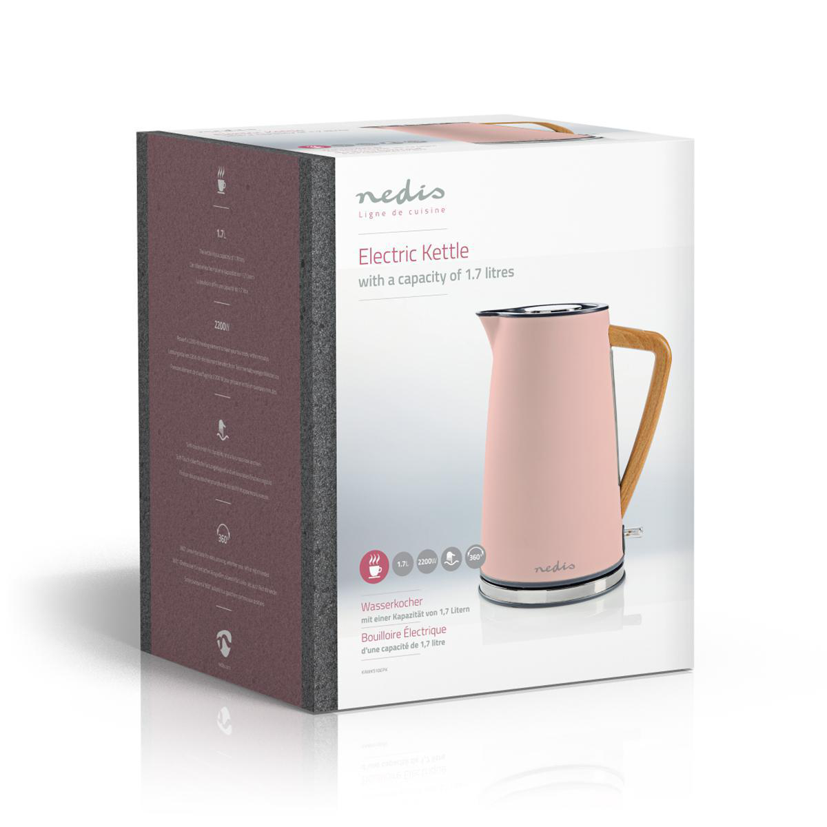 pink electric kettle