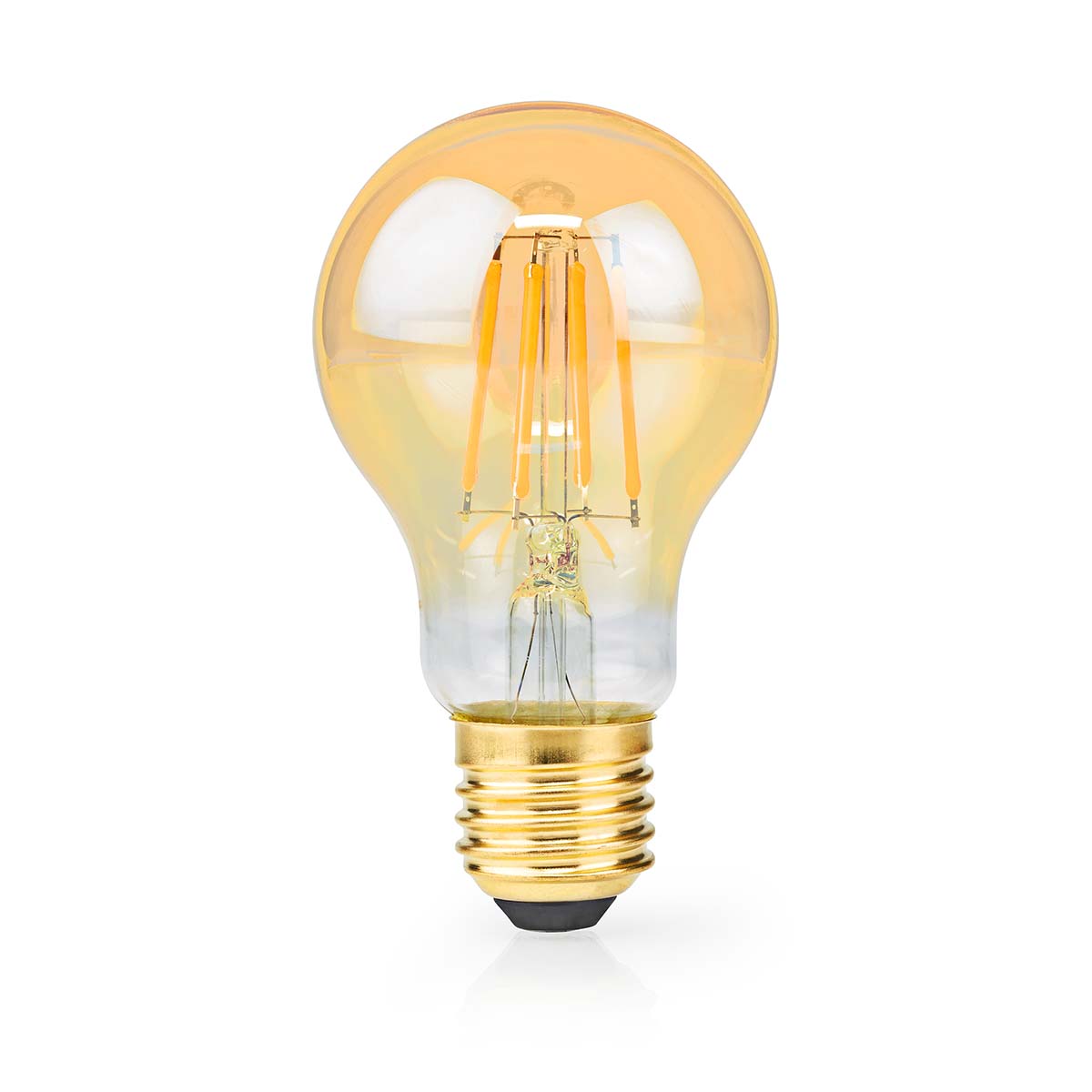 LED Filament E27 Globe 4W 400Lm extra-warmweiss amber gold S-Shape 