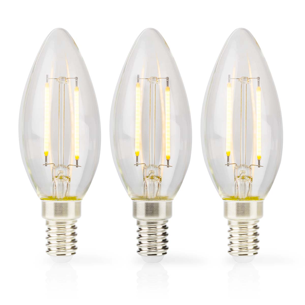 LED-lampe Pære E14 | Stearinlys | 2 W | 250 | 2700 K