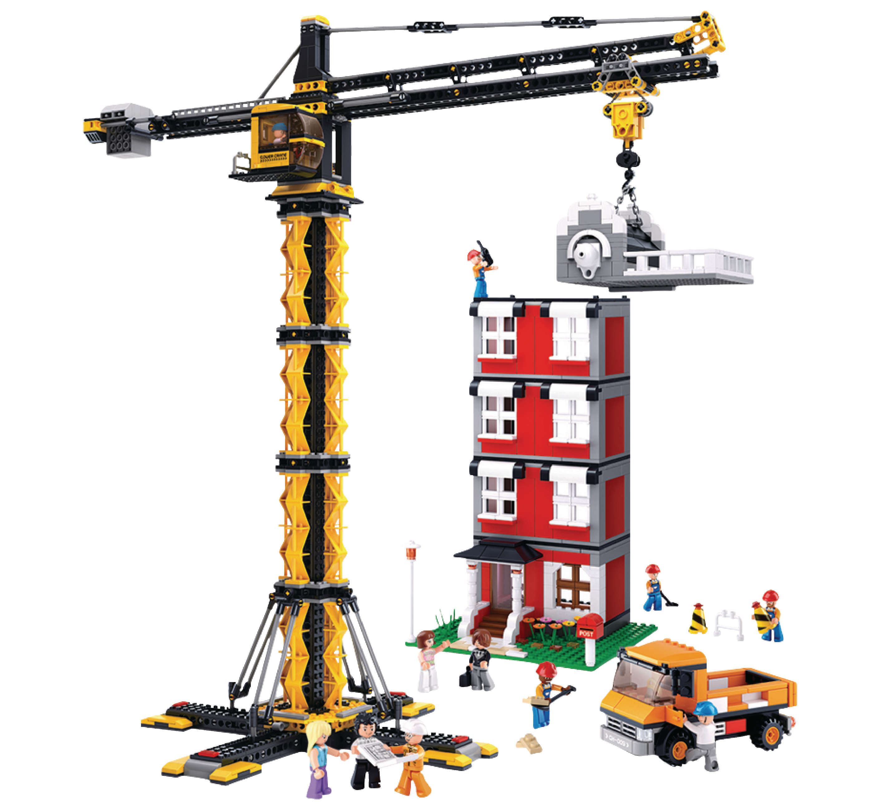 lego tower crane set