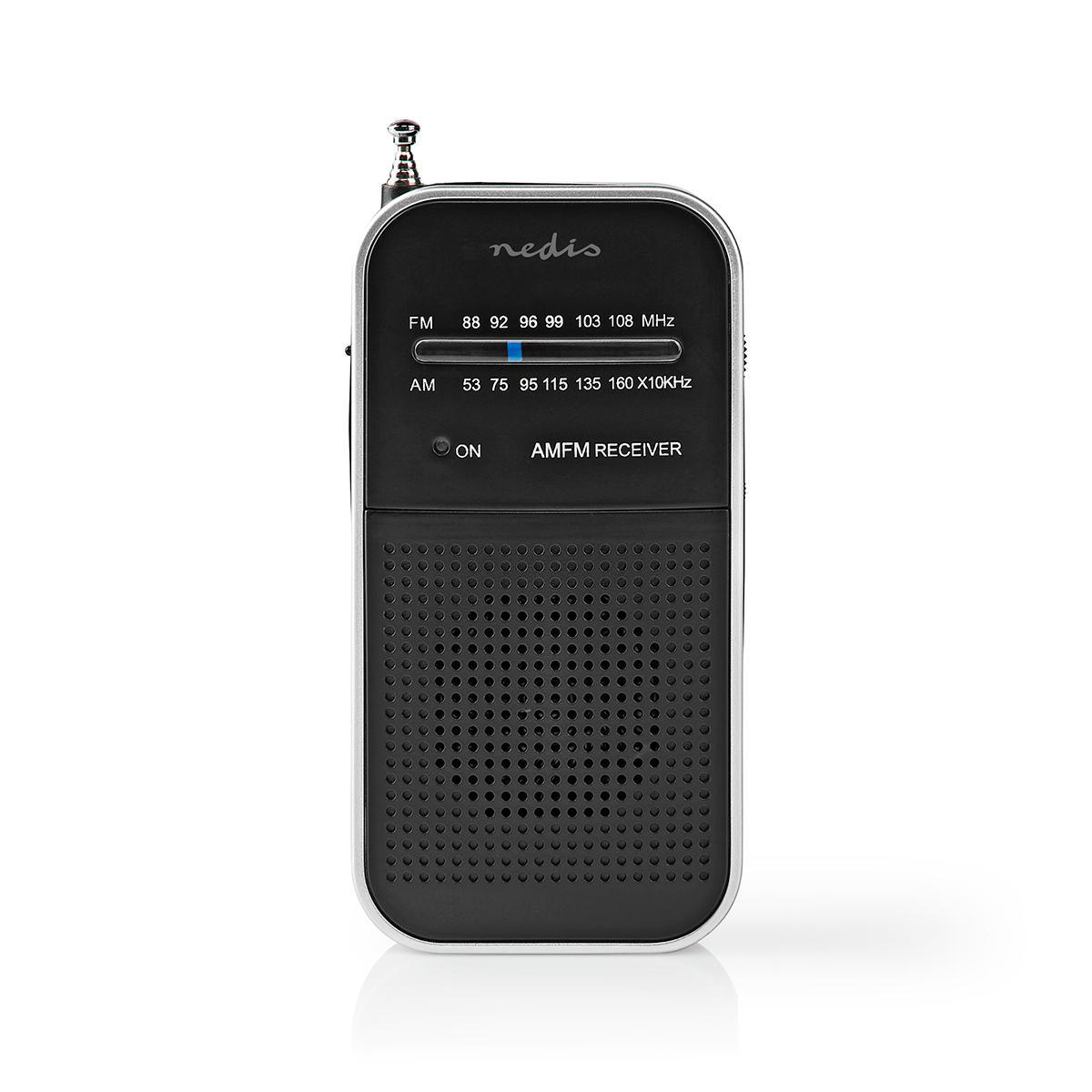 01 02 015 Radio de Poche, Mini Radio FM Portable à écran LCD pour Lecteur  de Musique