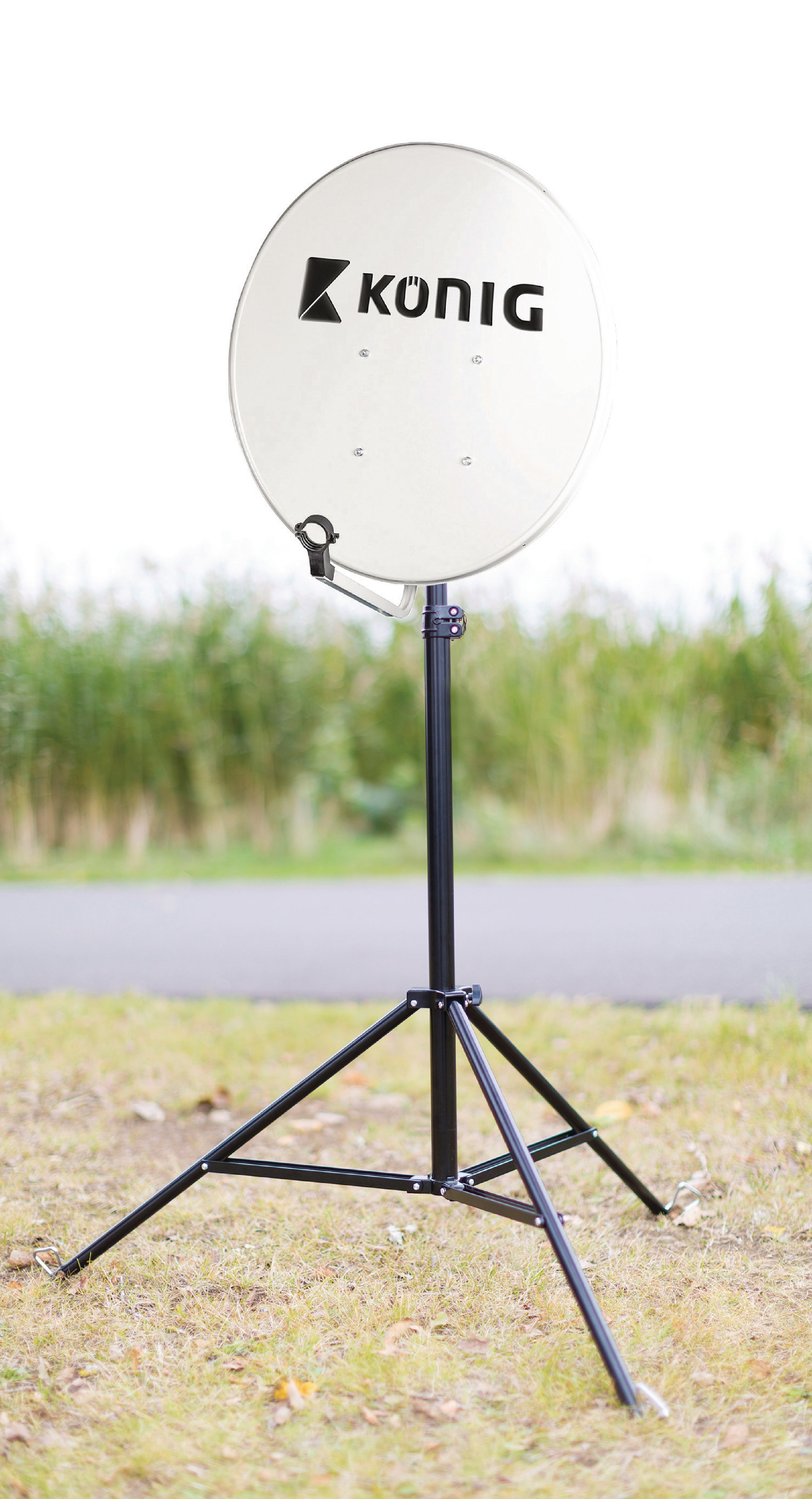 Sky Satellite Dish Tripod Stand Kit Portable Camping Caravan Lorry