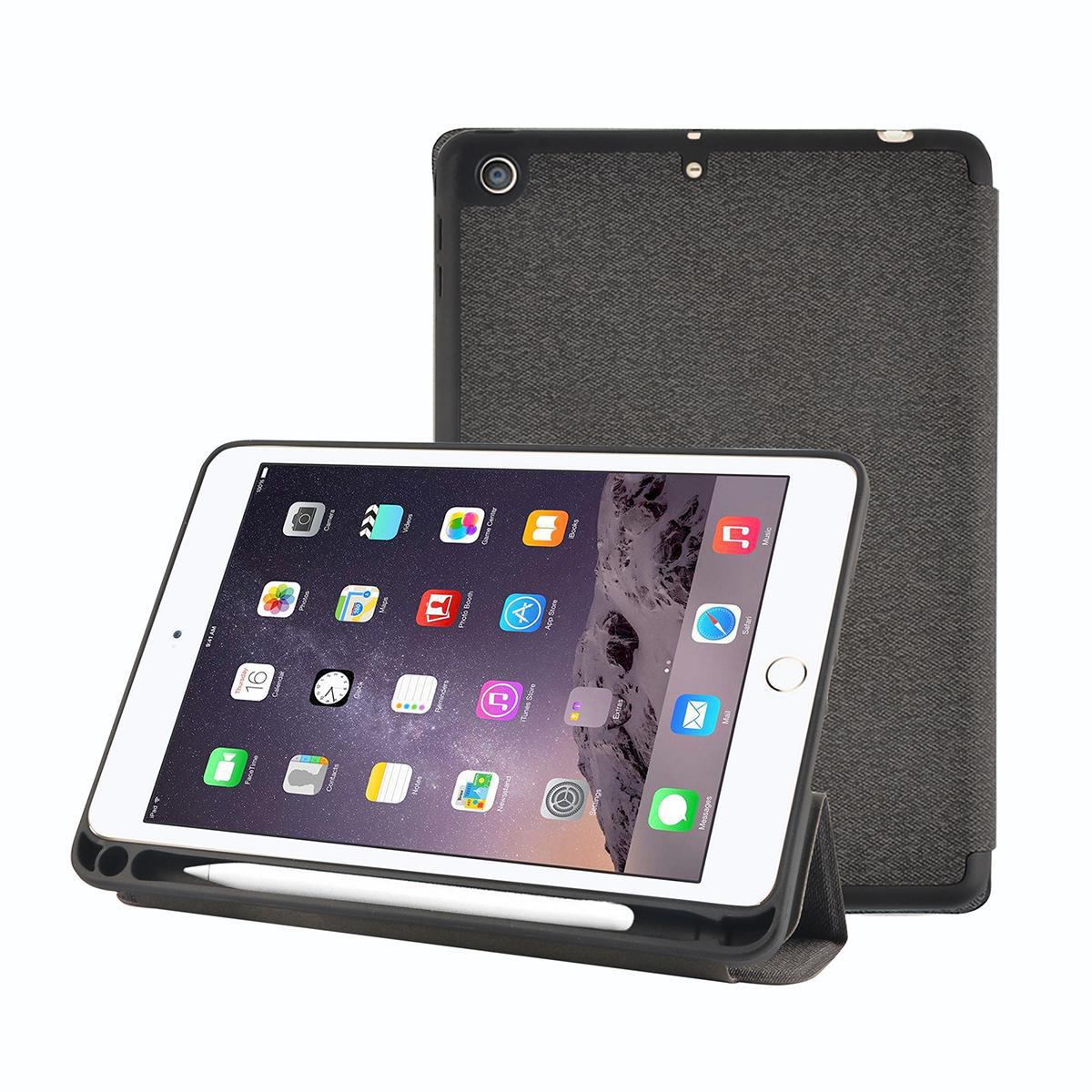 Tablet Folio Case | iPad Mini 1 / iPad Mini 2 / iPad Mini 3 | Built-in