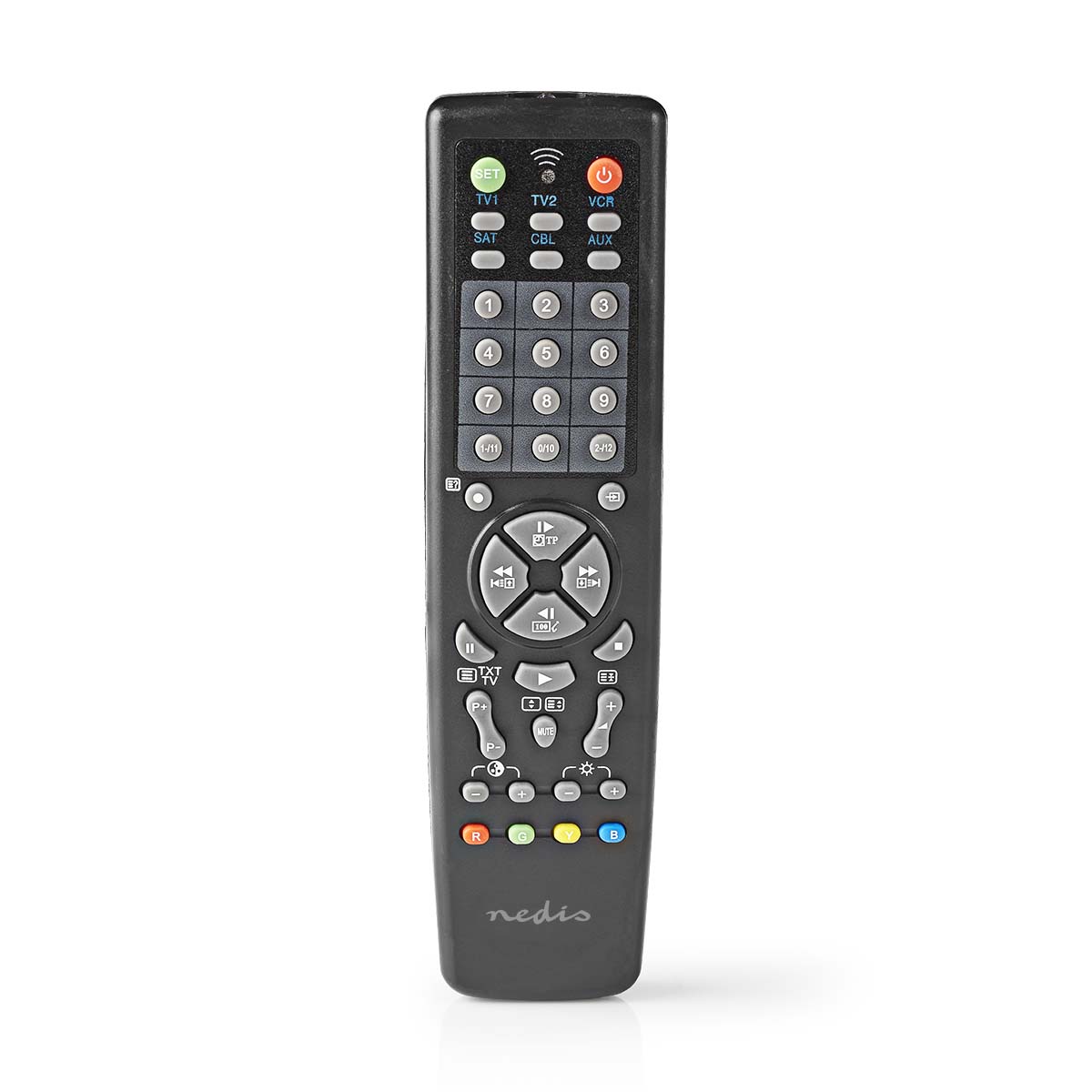 Universal Control | Preprogrammed | 10 Devices | Memory Buttons TV Guide Button |