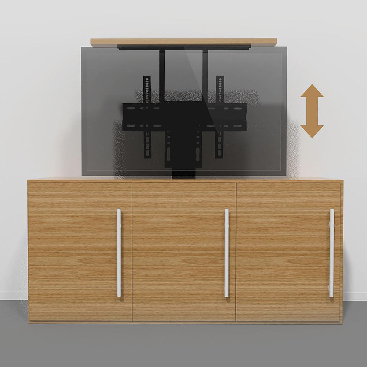Motorised Tv Stand Vertical Motion Cabinet Assembly Up To 65 Max 50 Kg Nedis