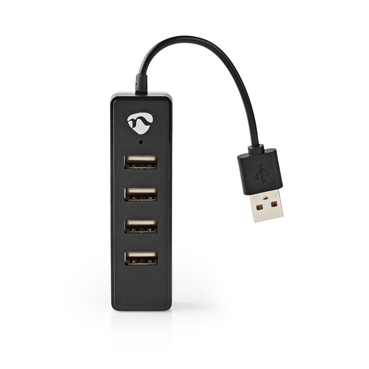 USB-Hub | USB-A Stecker | 4x USB A Female | 4-Port port(s) | USB 2.0 .