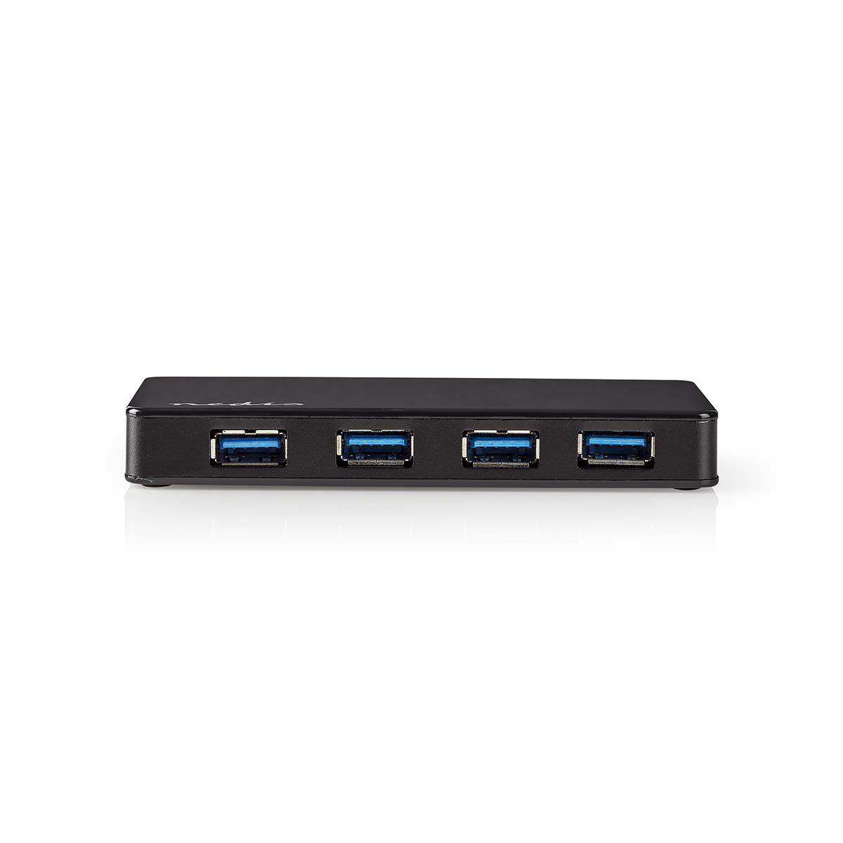 Nedis UHUBU2420BK 4-Port Plug-&-Play USB Hub (USB 2.0)