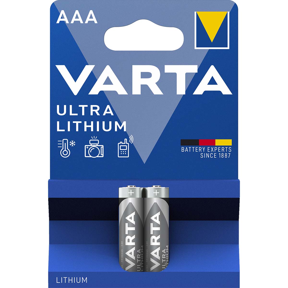 20 x Varta Ultra Lithium eh Professional AAA Micro 6103 1,5V  im 2er Blister 