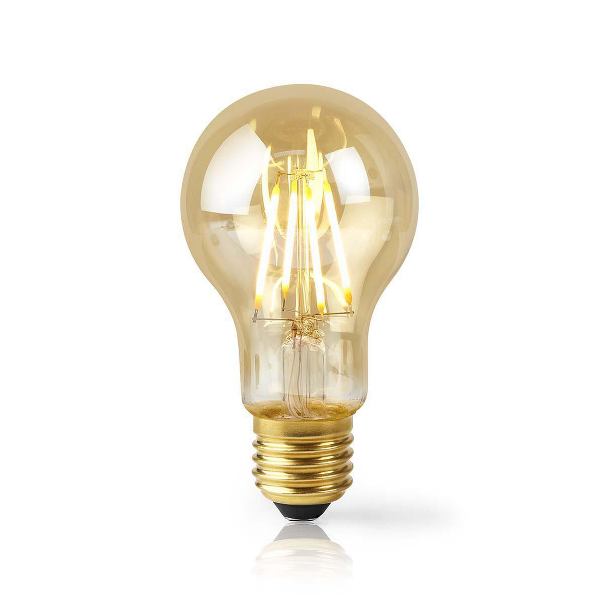 12W Energy NEDIS Dimmable LED Retro Filament Bulb E27 with 1521lm Warm White 