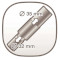 AP240 Silent Parketto Extra zachte mondstuk voor harde vloeren met vergrendelingssysteem - 32 mm | 