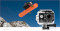Action Kamera | 4K@30fps | 16 MPixel | Vattentät upp till: 30.0 m | 90 min | Wi-Fi | App tillgänglig för: Android™ / IOS | Fästen ingår | Svart