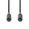 Optical Audio Cable | TosLink Male | TosLink Male | 5.00 m | Round | PVC | Anthracite | Box
