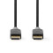 DisplayPort Cable | DisplayPort Male | DisplayPort Male | 8K@60Hz | Gold Plated | 1.00 m | Round | PVC | Anthracite | Box