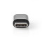 USB Adapter | USB 2.0 | USB-C™ Male | USB Micro-B Female | 480 Mbps | Gold Plated | Anthracite | Box
