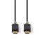 USB Cable | USB 3.2 Gen 1 | USB-C™ Male | USB-C™ Male | 4K@60Hz | 5 Gbps | Gold Plated | 2.00 m | Round | PVC | Black | Box
