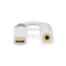 USB Adapter | USB 2.0 | USB-C™ Male | 3.5 mm Female | 0.10 m | Round | Gold Plated | PVC | White | Box