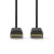 Displayport-Kabel | DisplayPort Stecker | DisplayPort Stecker | 8K@60Hz | Vernickelt | 1.00 m | Rund | PVC | Schwarz | Box