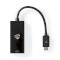 Adaptateur USB | USB 3.2 Gen 1 | USB-C™ Mâle | Mini DisplayPort Femelle | 0.20 m | Rond | Plaqué nickel | PVC | Noir | Boîte