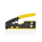 Crimp pliers | CAT5 / CAT5e / CAT6 / CAT6a / CAT7 / RJ12 / RJ45 | Cutting / Plier / Stripping | Rubber / Steel | Black / Yellow