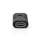 USB-C™ Adapter | USB 3.2 Gen 2 | USB-C™ Buchse | USB-C™ Buchse | 4K@60Hz | 10 Gbps | Vernickelt | Schwarz | Umschlag