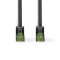 CAT7 Cable | PiMF | RJ45 Male | RJ45 Male | 0.50 m | Snagless | Round | LSZH | Black | Polybag