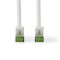 CAT7 Cable | PiMF | RJ45 Male | RJ45 Male | 0.50 m | Snagless | Round | LSZH | White | Polybag