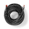 Kat 6 kabel | RJ45 Han | RJ45 Han | U/UTP | 30.0 m | Udendørs | Runde | PE | Sort | Konvolut