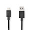 USB kabel | USB 3.2 Gen 1 | USB-A Zástrčka | USB-C™ Zástrčka | 5 Gbps | Poniklované | 1.00 m | Kulatý | PVC | Černá | Box