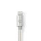 USB Cable | USB 2.0 | Apple Lightning 8-Pin | USB-C™ Male | 480 Mbps | Gold Plated | 2.00 m | Round | Braided / Nylon | Aluminium | Cover Window Box