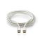 USB Cable | USB 2.0 | USB-C™ Male | USB-C™ Male | 480 Mbps | Gold Plated | 2.00 m | Round | Braided / Nylon | Silver | Cover Window Box