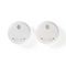Smoke Alarm | Battery Powered | Battery life up to: 1 year | Linkable | EN 14604 | With test button | 85 dB | ABS | White | 2 pcs