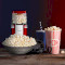 Popcorngerät | 1200 W | 2 - 4 min | Red / Weiss