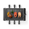 Gourmet / Raclette | Grill | 6 Personas | Espátula | Ajuste de temperatura | Recubrimiento antiadherente | Rectángulo
