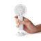 Hand Fan | Diameter: 60 mm | 2-Speed | White