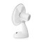 Stolní Ventilátor | Síťové napájení | Průměr: 300 mm | 35 W | Rotace | 3-Rychlostní | Bílá