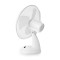 Table Fan | Mains Powered | Diameter: 400 mm | 45 W | Oscillation | 3-Speed | White