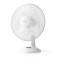 Stolní Ventilátor | Síťové napájení | Průměr: 400 mm | 45 W | Rotace | 3-Rychlostní | Bílá